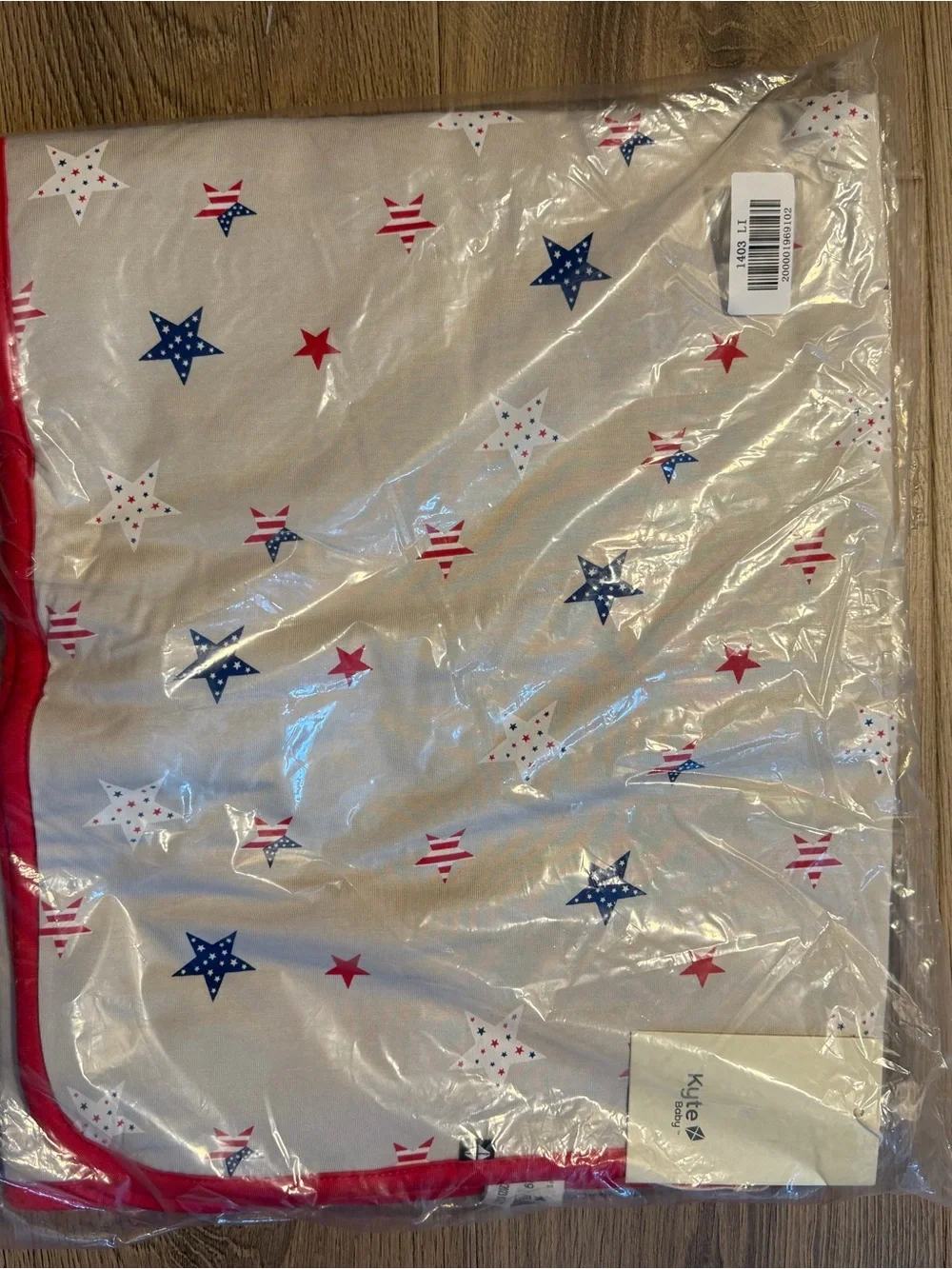 Kyte BABY Liberty Baby Blanket in White, Red & Blue